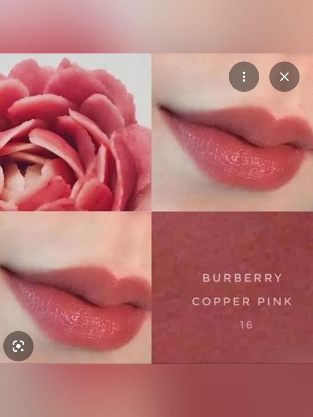Burberry Lip Velvet Crush Sheer-Matte Stain — Copper Pink